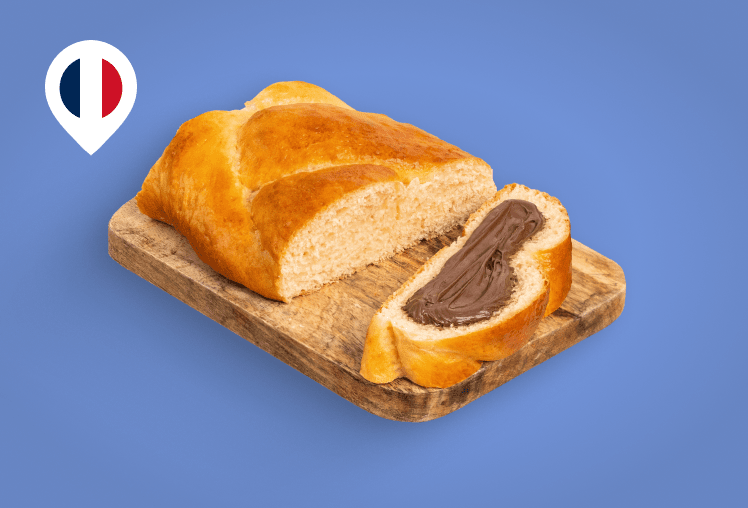 Brioche torsadée z kremem NUTELLA®